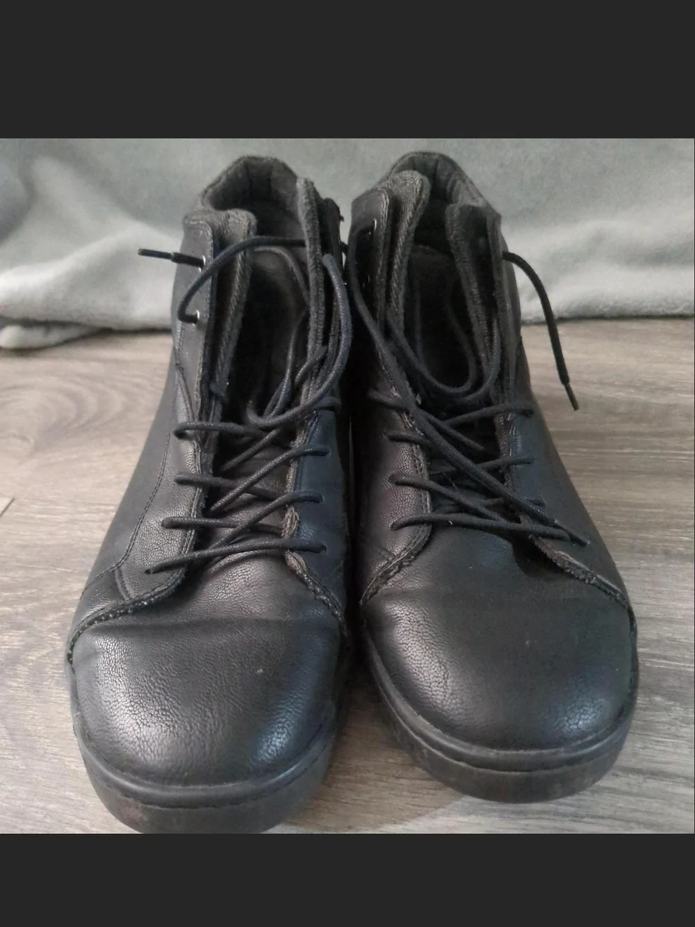 Men's Aldo Black Lace-Up Casual Boots